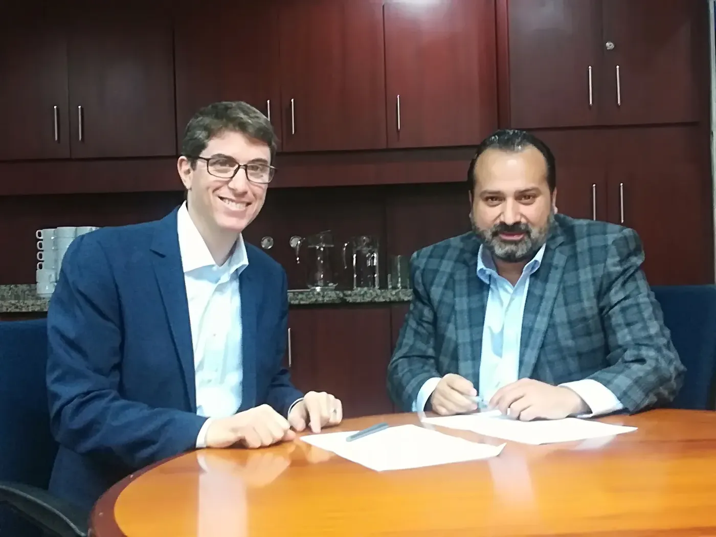 2018 03 Alejandro Marius Presidente de Trabajo y Persona junto a Ricardo Alberto Antequera Socio Director de Antequera Parilli Rodríguez