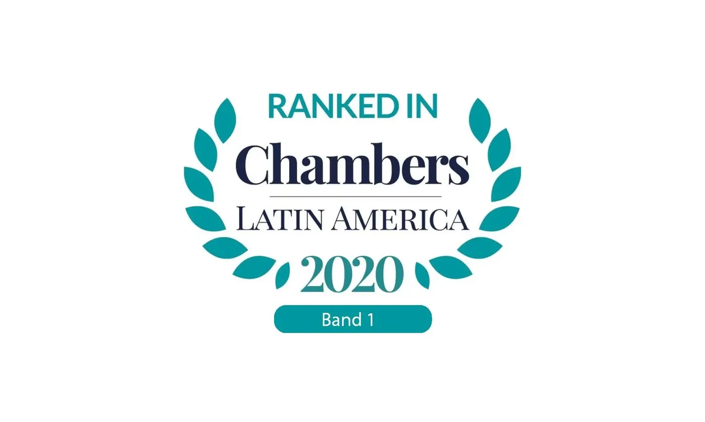 Antequera Parilli & Rodríguez recibe banda 1 en el ranking Chambers Latin America 2020