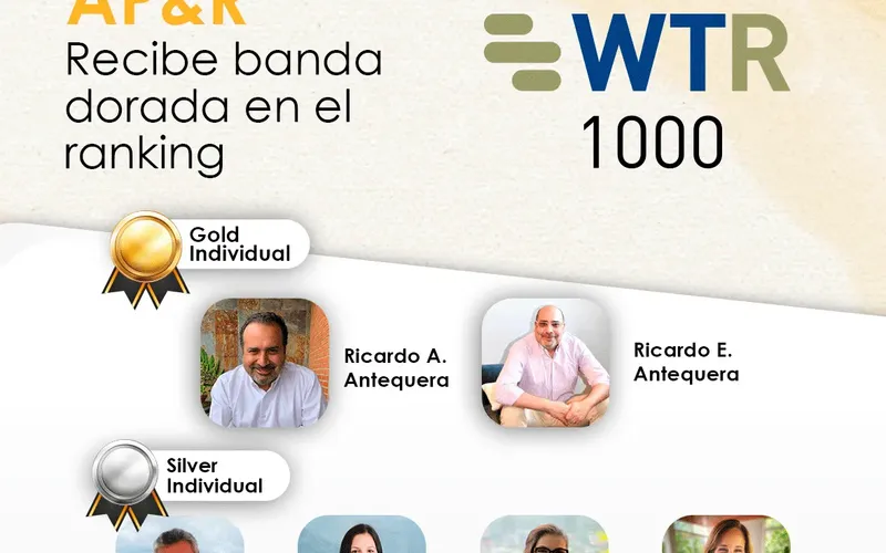 WTR 1000 otorga banda dorada al desempeño de Antequera Parilli & Rodríguez